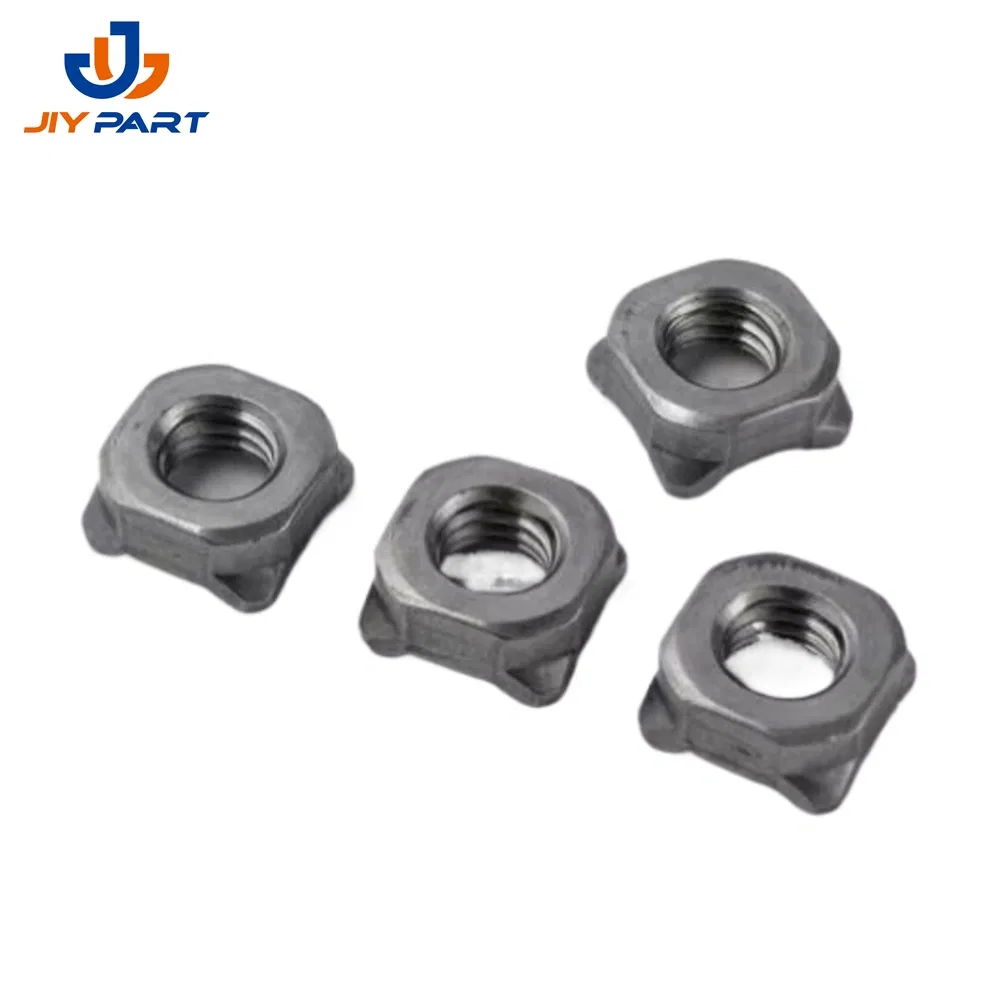 Custom Plating Square Thread Welding Nut Aluminum Fixing Auto Spot Welding Nut