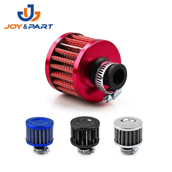 12mm High Flow Cold Air Intake Filtro De Aire Del Coche Universal Car Air Breather Filter for Motorcycle