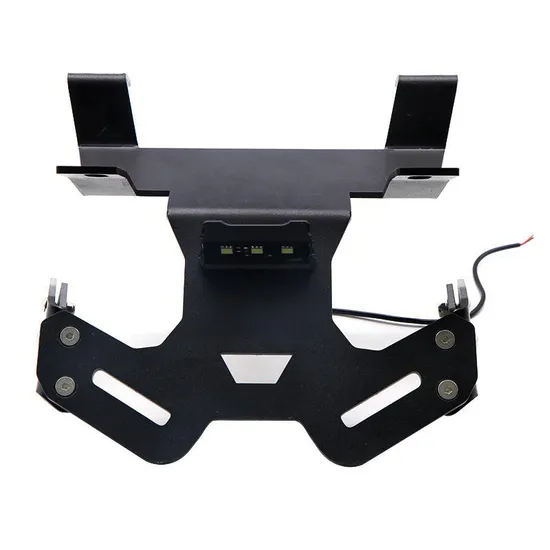 OEM Joy Auto Parts Motorcycle Fender License Plate Holder Bracket LED Light for Car