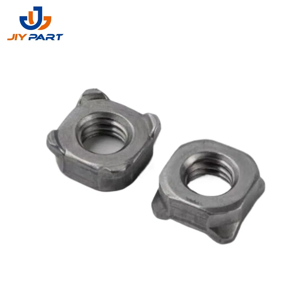 Custom Plating Square Thread Welding Nut Aluminum Fixing Auto Spot Welding Nut
