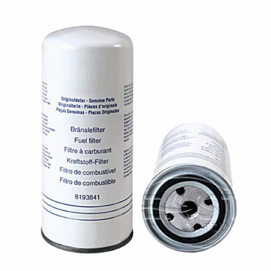 Auto Parts Filter Excavator Spare Parts 8193841 3825133 Truck Fuel Filter