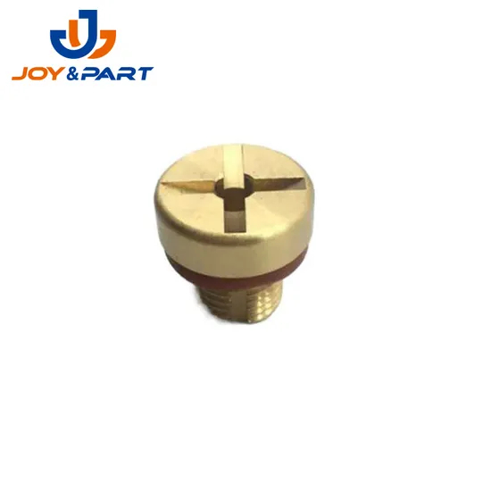 Aftermarket Attachment Water Pipe Thread Brass End Capi Solid Plug Connector