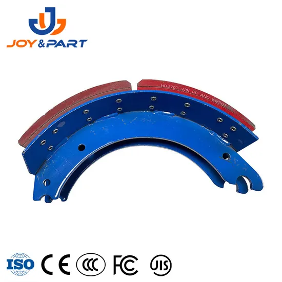 High Quality Motorcycle Parts Red Brake Shoes Motorcycle Supply Motorcycle Accessories Brake Shoes