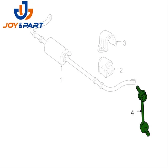 Steel Rear Stabiliser Rod Strut Febi Fits Rgd500140