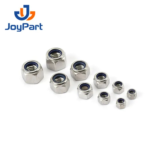 Low Price Stainless Steel Ss 304 316 A2 A4 Hex Thick Nylon Insert Nut DIN982 M8