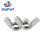 Stainless Steel Inox Innox AISI ASTM B8m B8 B7 18-8 DIN315 Nylon Rounded Wings Wing Nuts