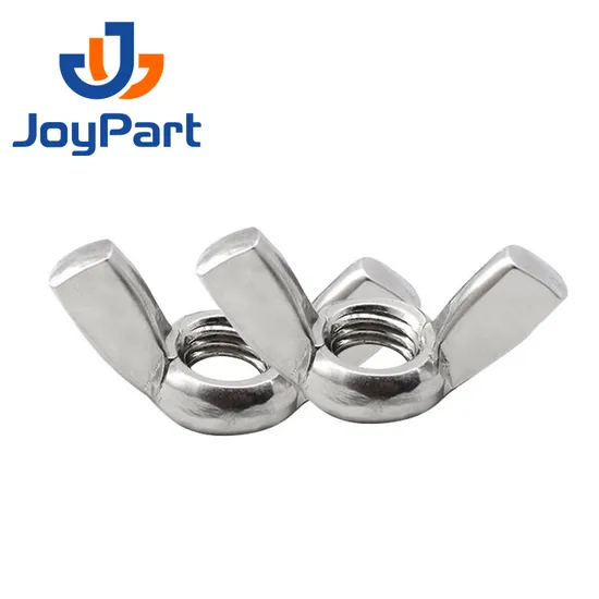 Stainless Steel Inox Innox AISI ASTM B8m B8 B7 18-8 DIN315 Nylon Rounded Wings Wing Nuts