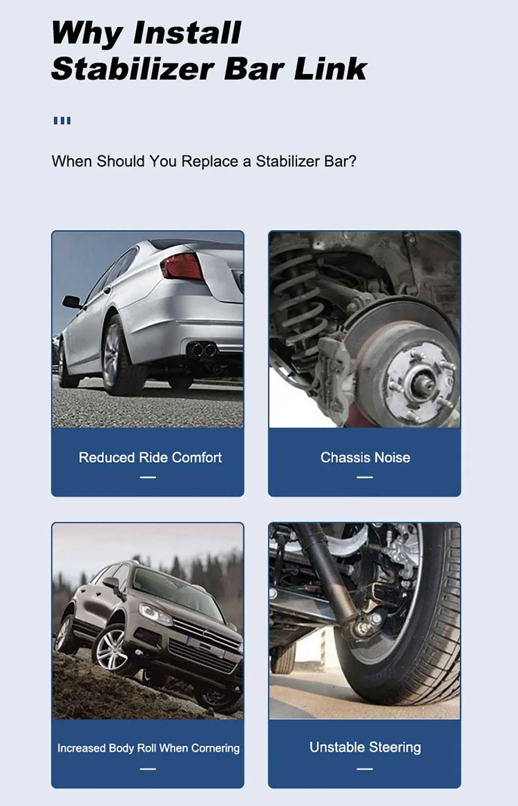 Cheaper Price Auto Spare Parts Stabilizer Bar Link for Toyota-