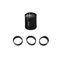 65-75mm Double Decker Supercharger Turbo Fan Air Intake Filter with Fuel Saver for Cars