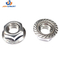 Car Nut Bolt Plain Finish Prevailing Torque Metal Hex Flange Weld Nut