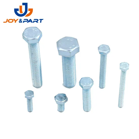 DIN933 Steel Hex Head Bolt Hex Bolt and Nut