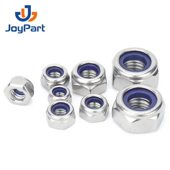 Low Price Stainless Steel Ss 304 316 A2 A4 Hex Thick Nylon Insert Nut DIN982 M8