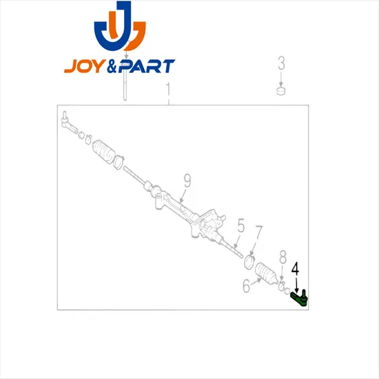 Toyota 03-09 Runner Fj Cruiser Gx470 Tie Rod End Set 2X 45046-39505