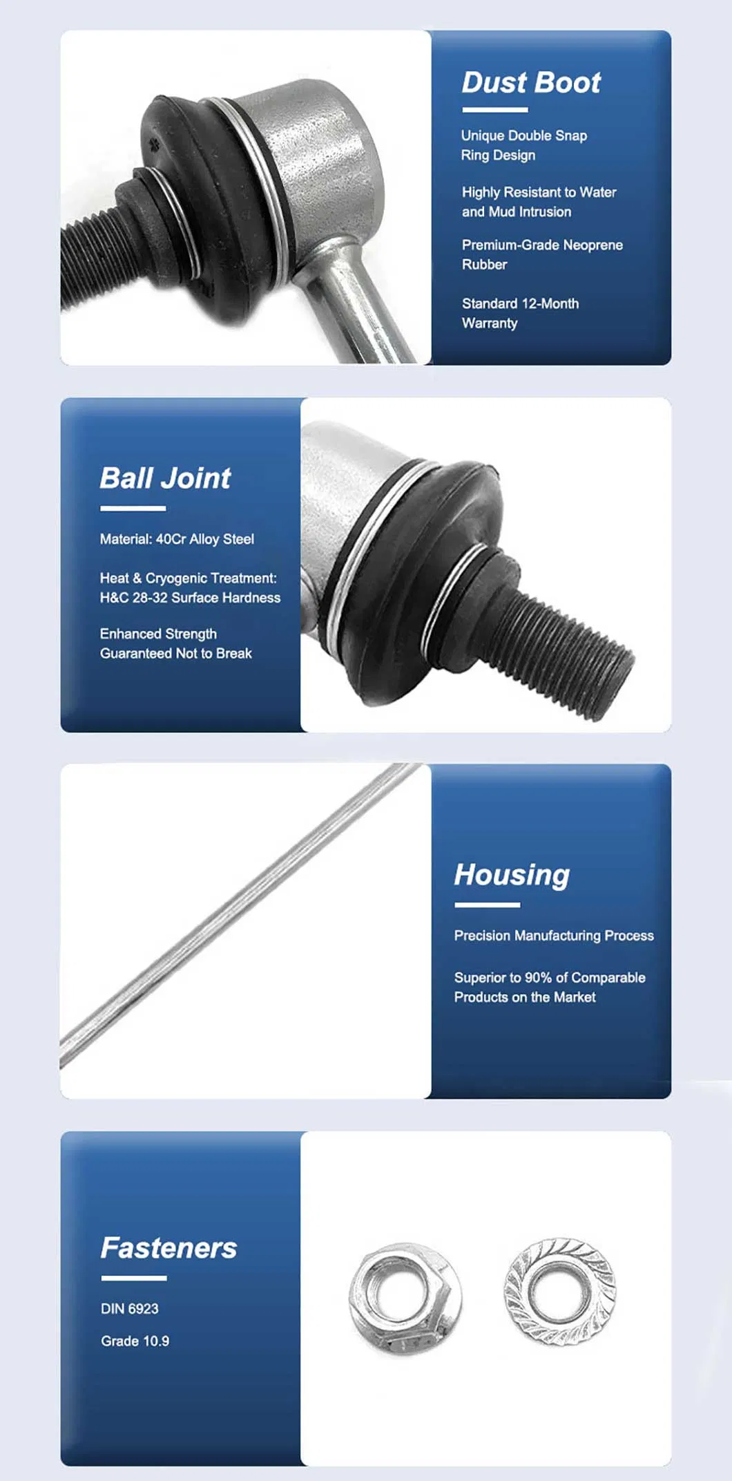 Cheaper Price Auto Spare Parts Stabilizer Bar Link for Toyota-