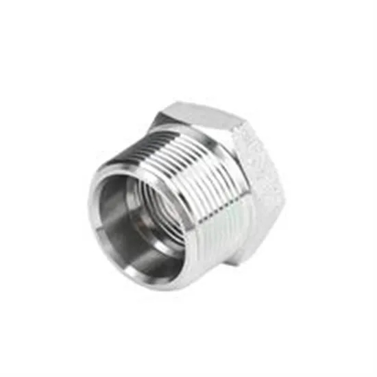 Carbon Steel External Hexagonal Joint Fitting Hydraulic Hose Adapters Zinc Plated