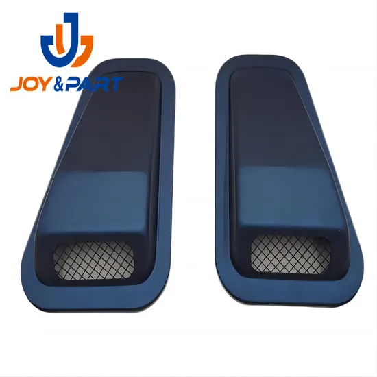 Car Decorative Steel Air Flow Intake Scoop Vent Snow Cover Front Hood Bonnet Side Trim Cover