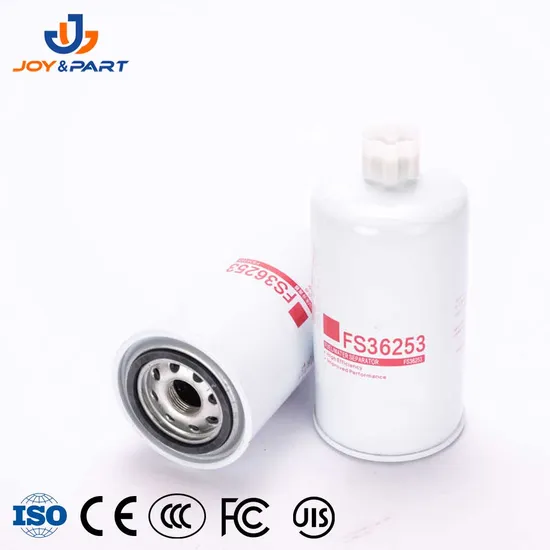 High Efficiency Fuel Water Separator Fs36253 Engine Fuel Filter for Cummins- Diesel