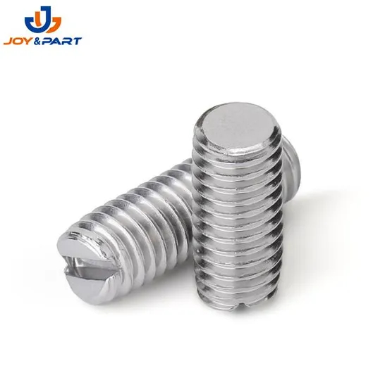 with Shank Slotted Headless Screws