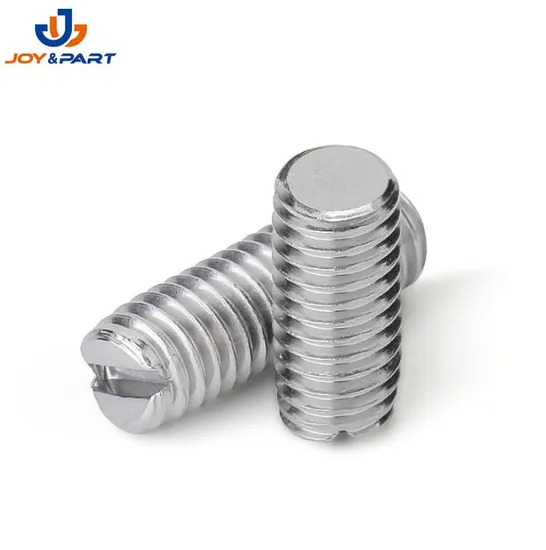 with Shank Slotted Headless Screws