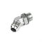 Carbon Steel External Hexagonal Joint Fitting Hydraulic Hose Adapters Plain
