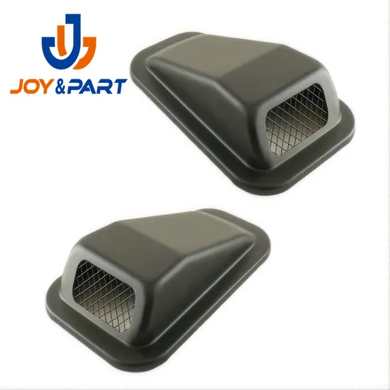 Car Decorative Steel Air Flow Intake Scoop Vent Snow Cover Front Hood Bonnet Side Trim Cover